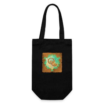 E 36 Q - Gift Bag for Bottles - black - Front