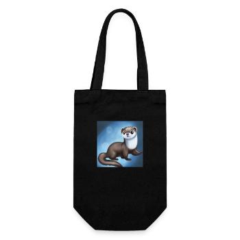 The Little Fairy Otter - Gift Bag for Bottles - black - Front