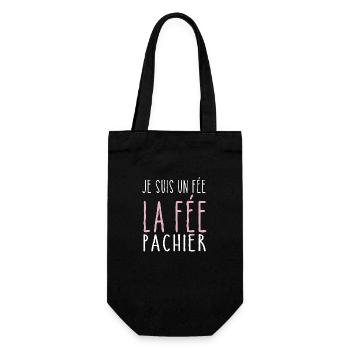 Je Suis Une Fee La Fee Pachier Humour Cadeau - Sac à bouteille - noir - Devant