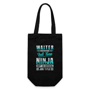 Waitress Specialist Tipping Service - Gift Bag for Bottles - black - Front
