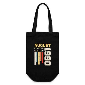 Août 1990 - Cadeau anniversaire Août 1990 Août - Sac à bouteille - noir - Devant