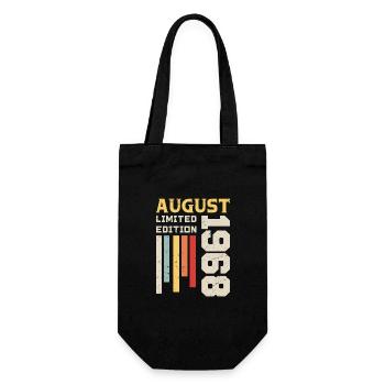 Août 1968 - Cadeau anniversaire Août 1968 Août - Sac à bouteille - noir - Devant