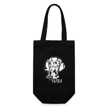 Loved by a Vizsla Dog Saying Dogs Wilsigns - Gift Bag for Bottles - black - Front