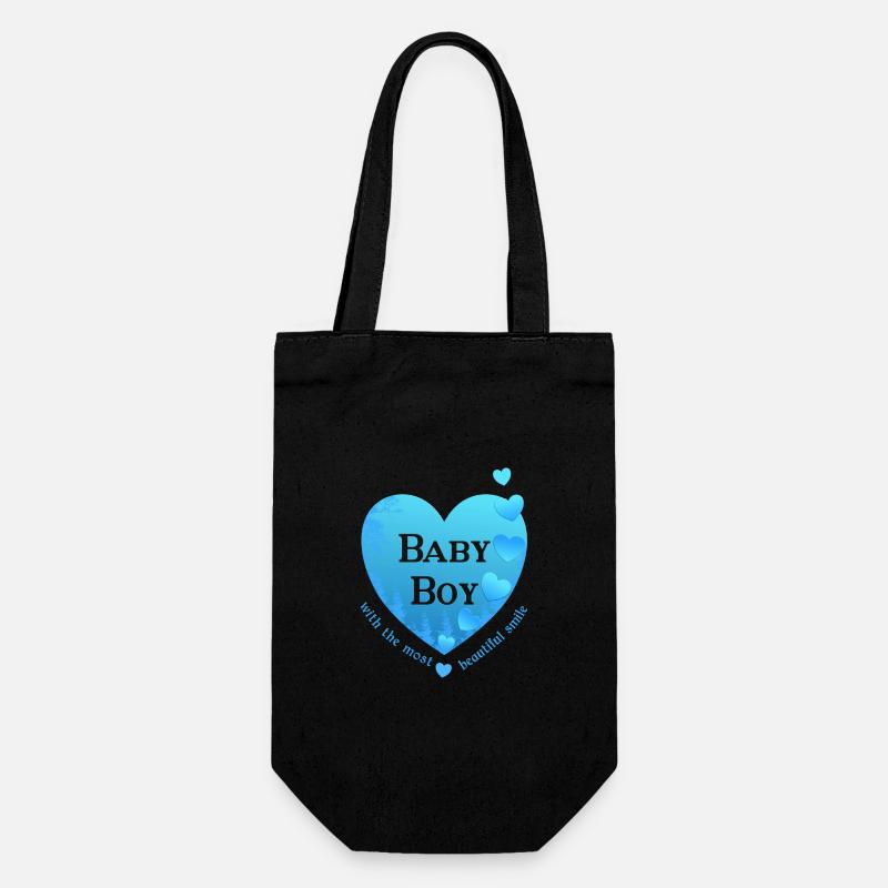 Naissance d’un garçon - Sac à bouteille - noir