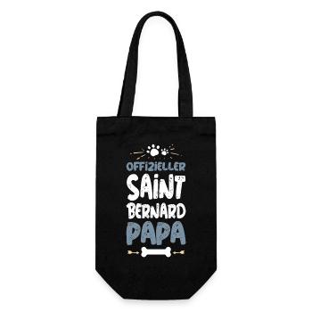 SAINT_BERNARD - Geschenkbeutel für Flaschen - Schwarz - Vorne