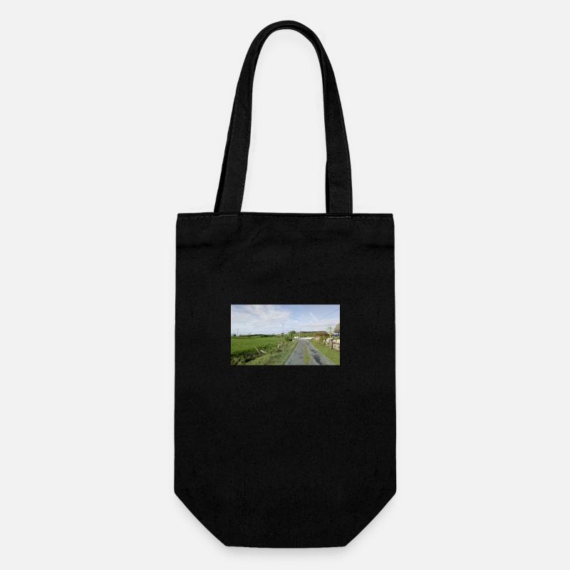 Irische Spur - Geschenkbeutel für Flaschen - Schwarz
