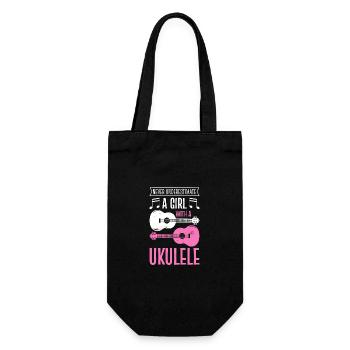 Musicien Uke Ukulele Ukulélé Unique Ukulélé - Sac à bouteille - noir - Devant