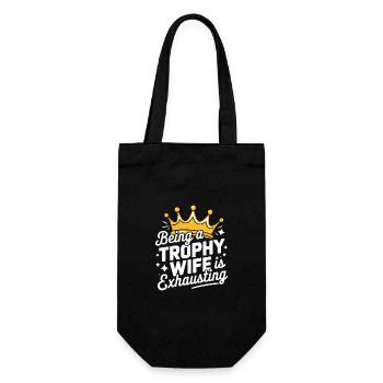 Femme Épouse Partenaire Famille Marié - Sac à bouteille - noir - Devant