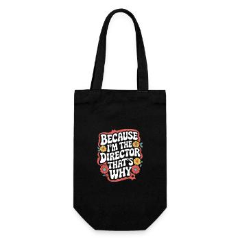 Filmmaker Film Director Cinematographer Film - Gift Bag for Bottles - black - Front