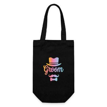 Marié Mariage Mariage - Sac à bouteille - noir - Devant