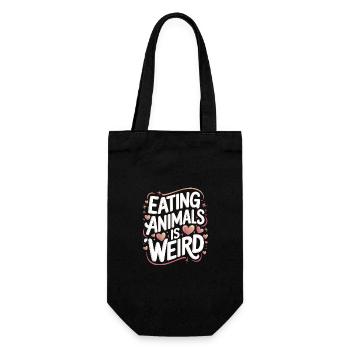 Végétarien Végétalien Végétarien Végétarien - Sac à bouteille - noir - Devant