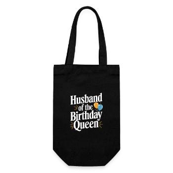 Husband, Spouse, Family, Wedding - Gift Bag for Bottles - black - Front