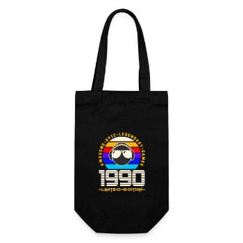 1990 - Gift Bag for Bottles - black - Front