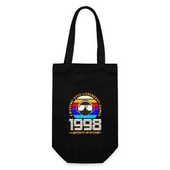 1998 - Geschenkbeutel für Flaschen - Schwarz - Vorne