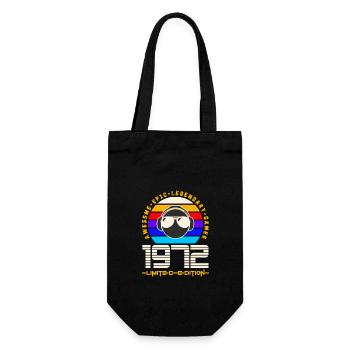 1972 - Gift Bag for Bottles - black - Front