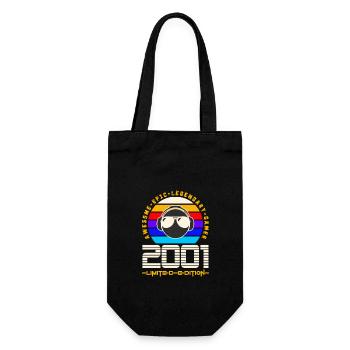 2001 - Gift Bag for Bottles - black - Front