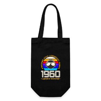 1960 - Gift Bag for Bottles - black - Front