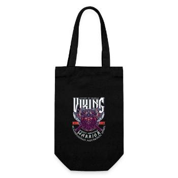 VIKING, VICTORY OR VALHALLA! - Geschenkbeutel für Flaschen - Schwarz - Vorne