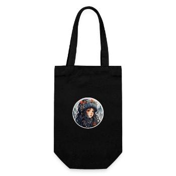 Fille d’hiver - Sac à bouteille - noir - Devant