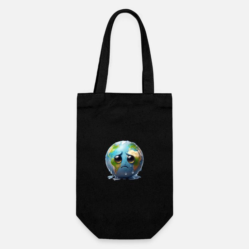 Terre triste et pleureuse - Sac à bouteille - noir