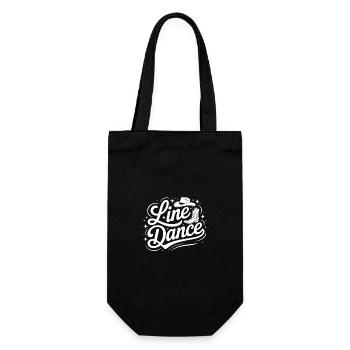 Line dancing my hobby - my passion - my thing - Gift Bag for Bottles - black - Front