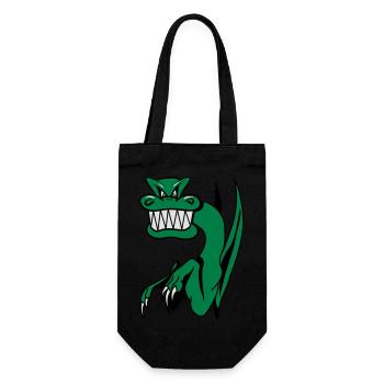 Dragon miee mood wicked funny cool comic - Gift Bag for Bottles - black - Front