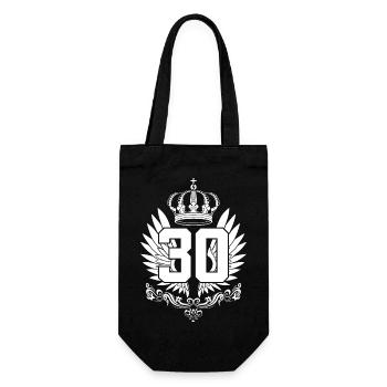 30. GEBURTSTAG 30 JAHRE - Geschenkbeutel für Flaschen - Schwarz - Vorne