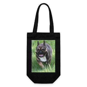 petite canne à pêche notre Français Bulldog - Sac à bouteille - noir - Devant