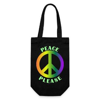 Peace Blease - Gift Bag for Bottles - black - Front