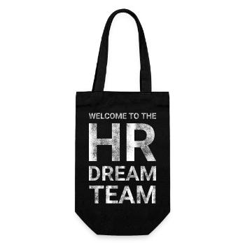 Welcome To The HR Dream Team - Gift Bag for Bottles - black - Front