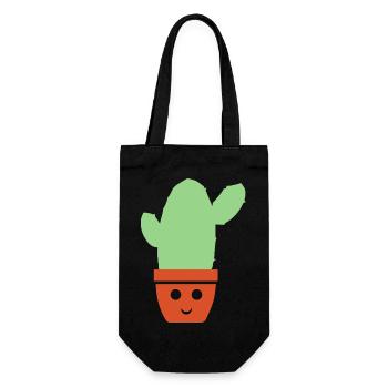 Florist Flower Plant Nature Gardener - Gift Bag for Bottles - black - Front