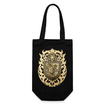 Armoiries avec lion - Sac à bouteille - noir - Devant