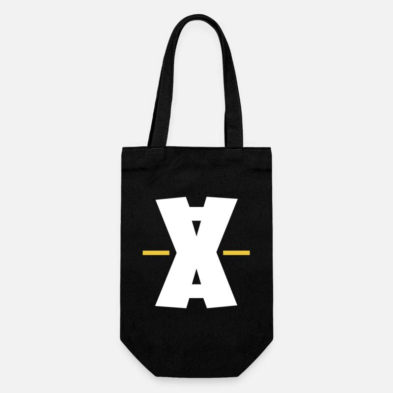 Art numérique Double X dash - Sac à bouteille - noir