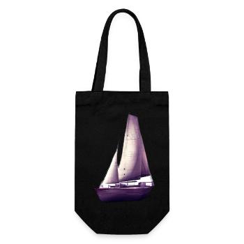 Voilier Voilier Voilier Voilier Marin - Sac à bouteille - noir - Devant