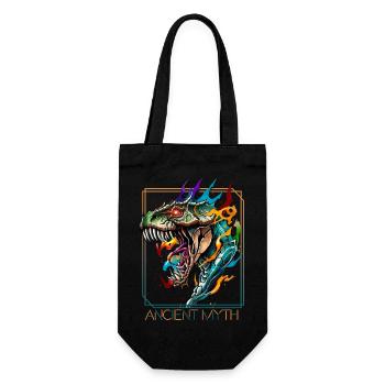Dragon Head: A Tribute to Ancient Myths - Gift Bag for Bottles - black - Front