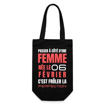 Harmonie Février: Design Exquis pour la Perfection - Sac à bouteille - noir - Devant