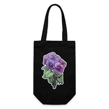 Pensée - Sac à bouteille - noir - Devant