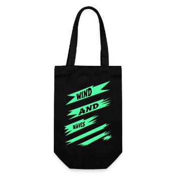 Free Spirit Freedom Lifestyle - Gift Bag for Bottles - black - Front