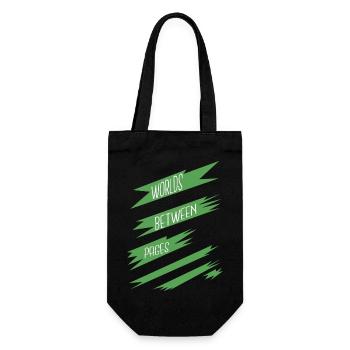 gift idea funny contemporary literature joke - Gift Bag for Bottles - black - Front