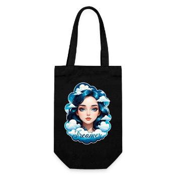 rêver - rêveur - rêveuse - rêve - rêverie - Sac à bouteille - noir - Devant