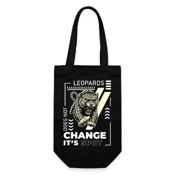 Safari Big Cat Big Cat Namibia - Gift Bag for Bottles - black - Front