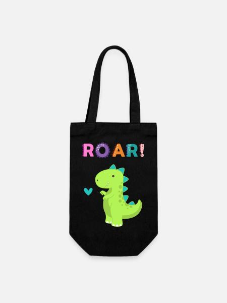 Roar - Doux Dino ! - Sac à bouteille - noir