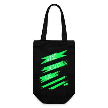 freedom mindset happy awesome fun living freely - Gift Bag for Bottles - black - Front