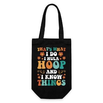 Hullern Fitness Training Motivation - Geschenkbeutel für Flaschen - Schwarz - Vorne