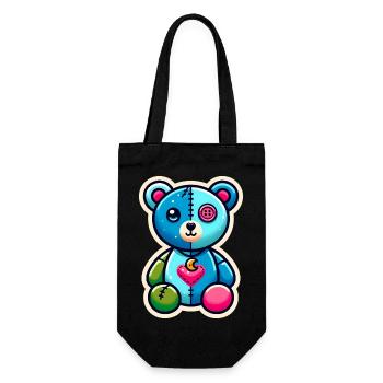 Patchwork Pal - Gift Bag for Bottles - black - Front
