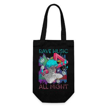 Rave Festival Minimal - Sac à bouteille - noir - Devant