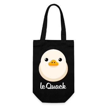 Chick Light le Quack for dark backgrounds - Gift Bag for Bottles - black - Front