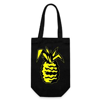 Ananas 02 - Sac à bouteille - noir - Devant