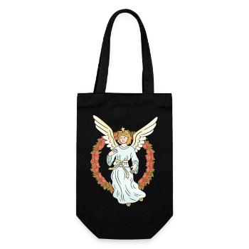 Guardian Angel Protector Angel Rosary Spiritual - Gift Bag for Bottles - black - Front