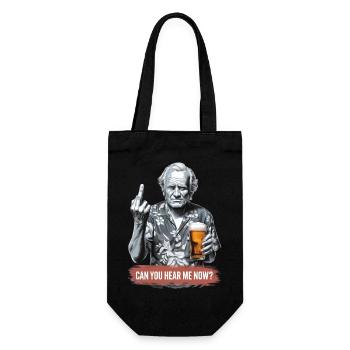 Can You Hear Me Now? - Geschenkbeutel für Flaschen - Schwarz - Vorne